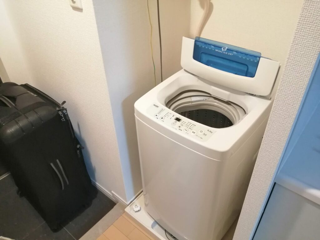 一人暮らしの洗濯機