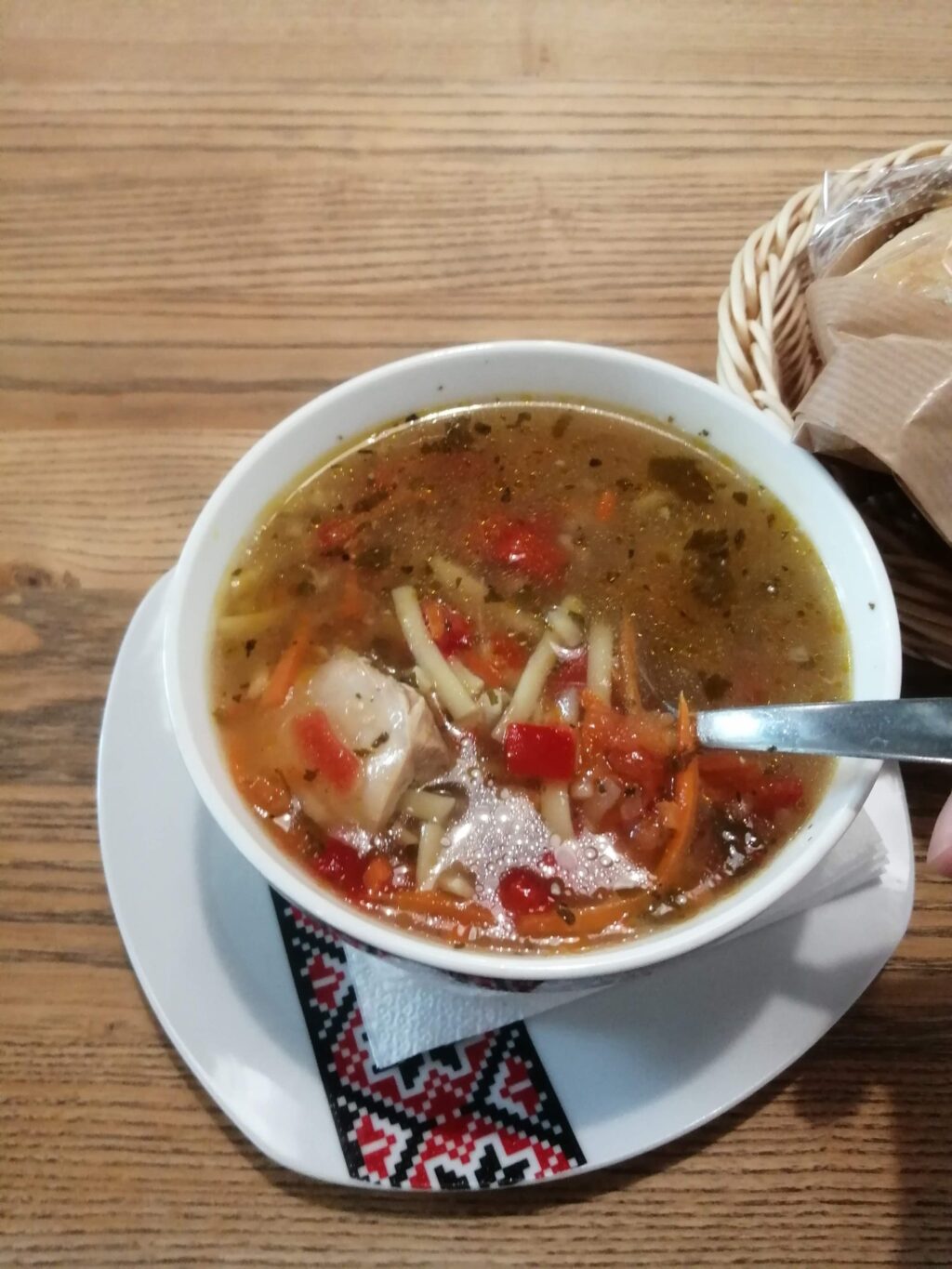ルーマニアのスープがおいしい