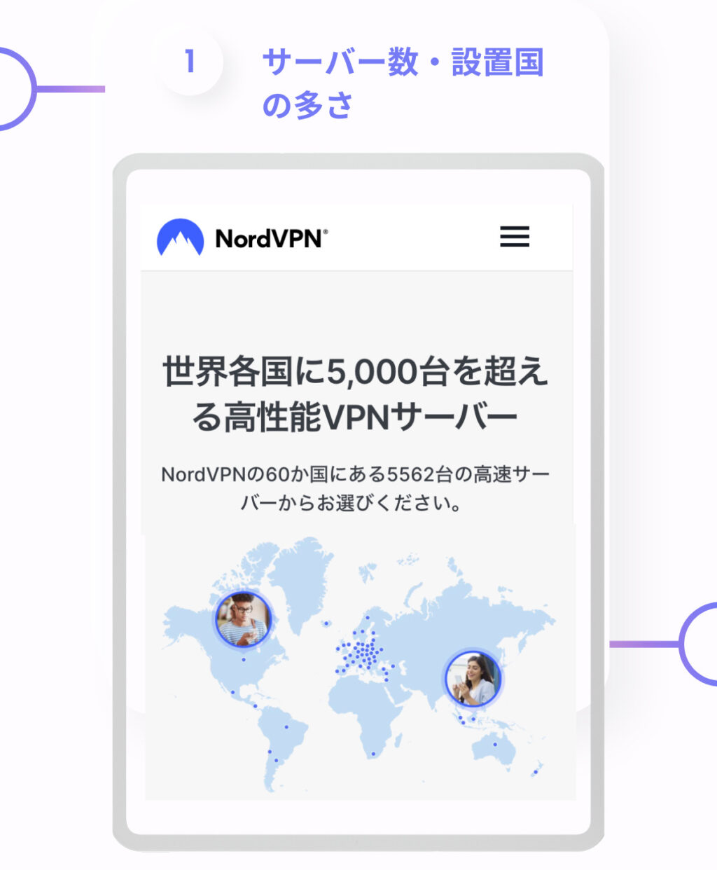 VPNの選び方_サーバー数と設置国数